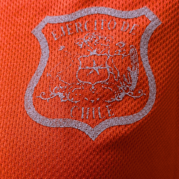 Polera Roja Hombre Dry Fit Ejército - Manga Corta - Imagen 2
