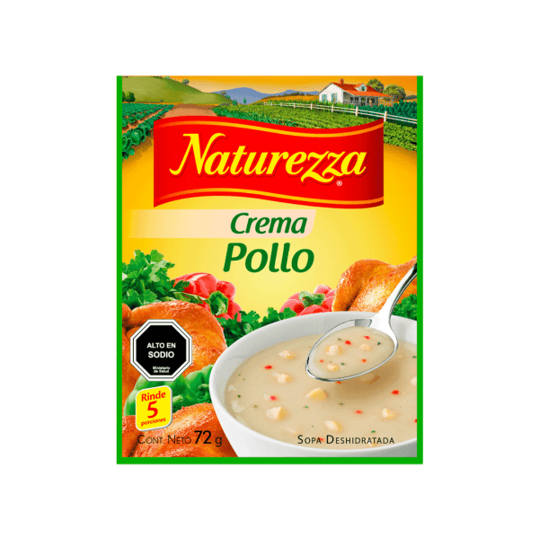 Crema sabor pollo 60 Naturezza G