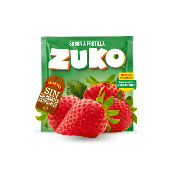 Jugo en Polvo Zuko 20G Frutilla