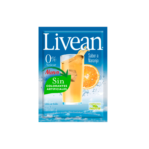 JUGO LIVEAN 7G NARANJA