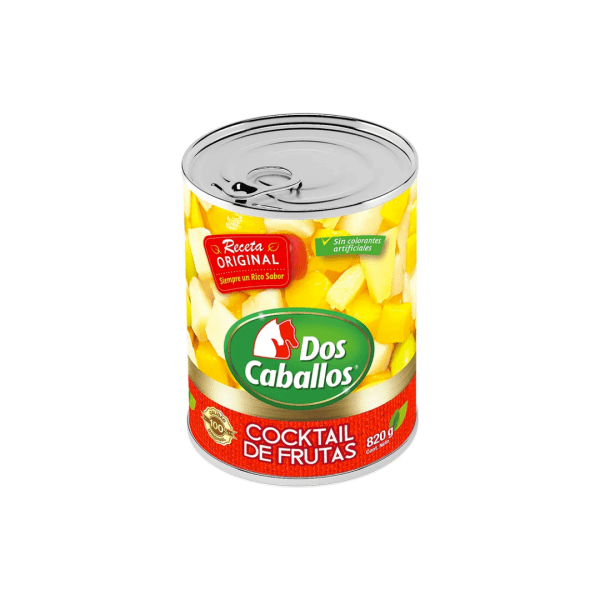 Cóctel de Frutas Dos Caballos 820 G