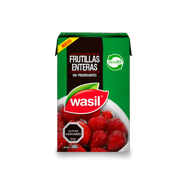 Frutillas Enteras Wasil 500 G