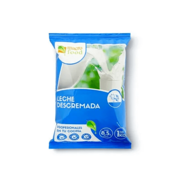 Leche Descremada Macrofood 1L