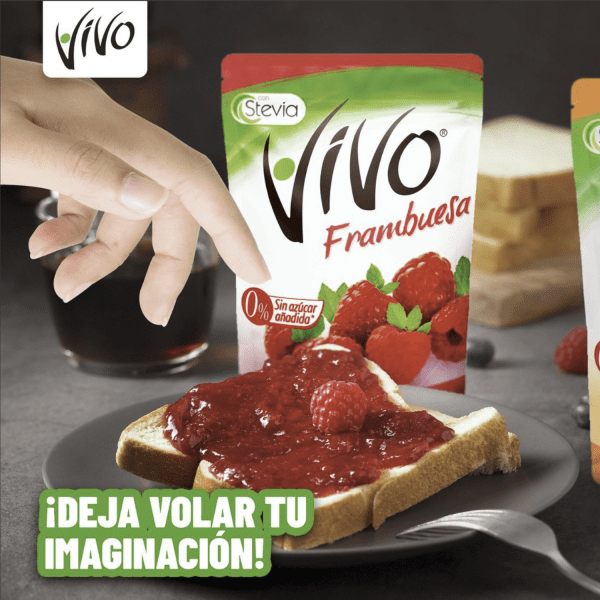 Mermelada Vivo sabor Frambuesa  200 g - Imagen 2