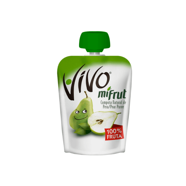 compota de pera sabor 90 g Vivo