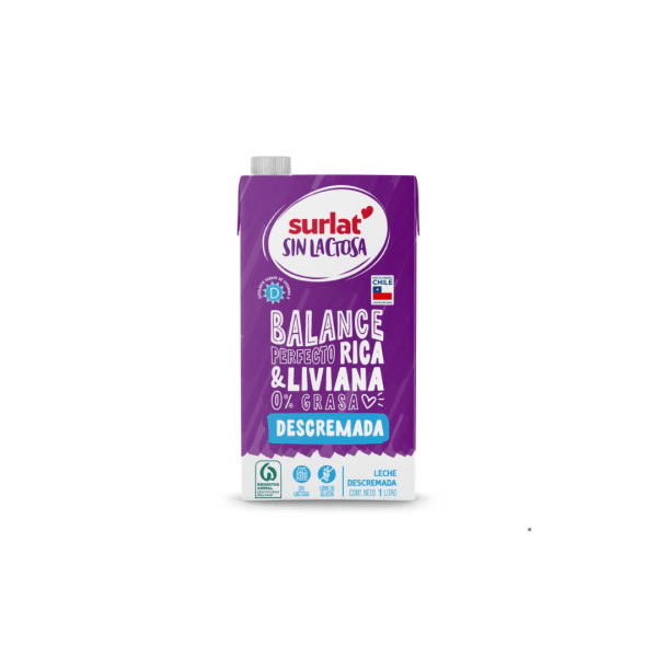 Leche descremada Surlat sin lactosa