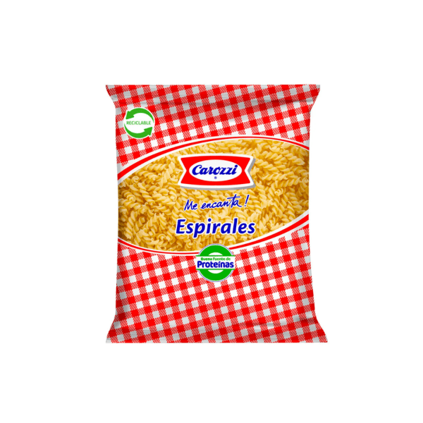 Fideo Espiral 49 400g Carozzi