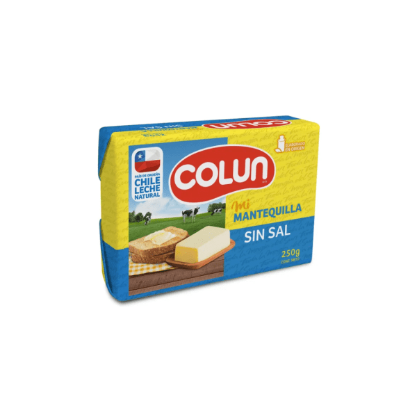 Mantequilla Colun sin sal 250g