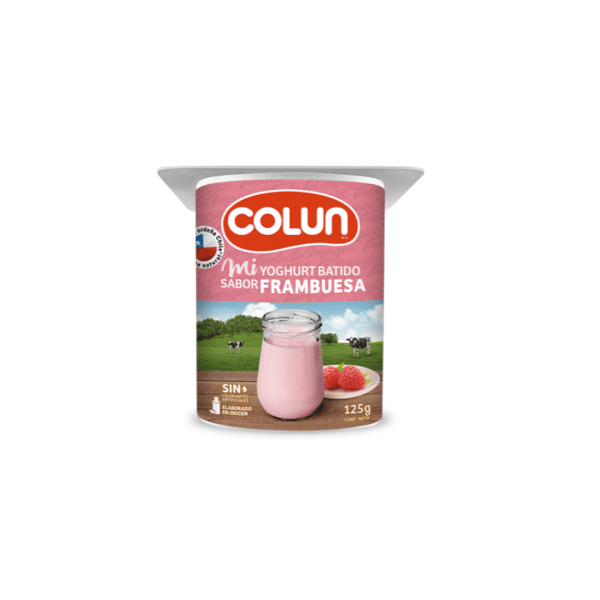 Yogurt Batido Sabor Frambuesa Colun