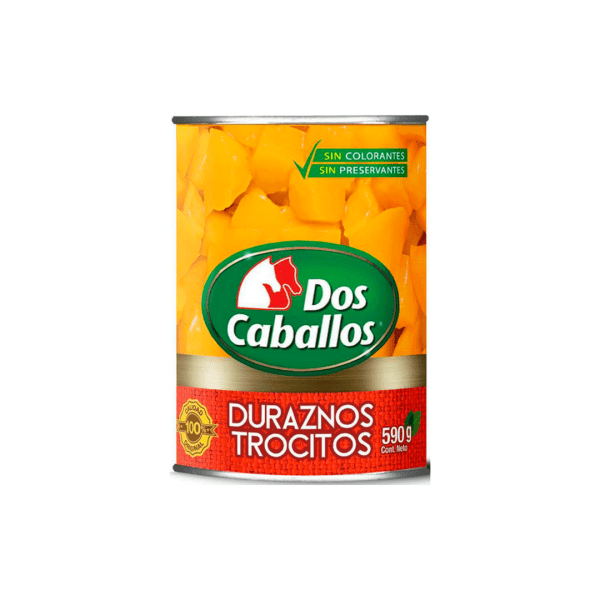 Duraznos en Conserva Dos Caballos - 590 ml