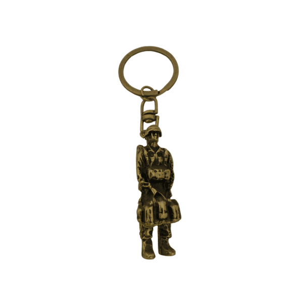 Llavero paracaidista soldado Bronce