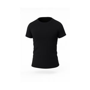 Polera algodón negra