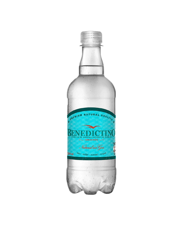 Agua Purificada Benedictino sin gas Botella 500 ml