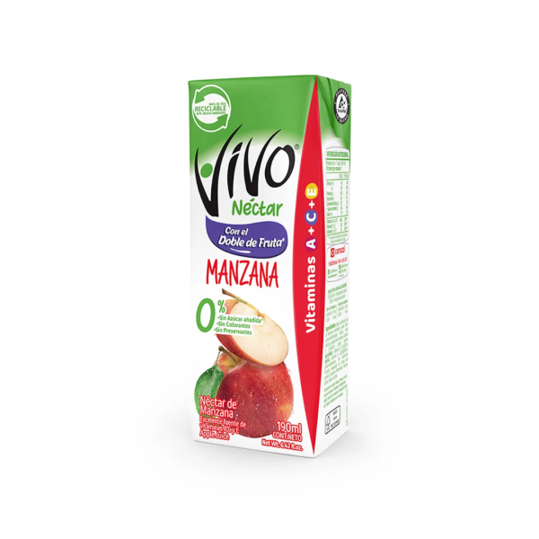 NECTAR MANZANA VIVO - 190ML