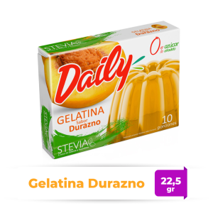 GELATINA DURAZNO DAILY CON STEVIA 22G