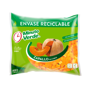 Zapallo en Cubitos Minuto Verde 500 grs