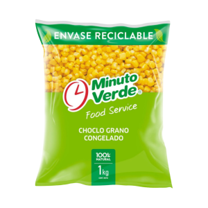 Pack 3 bolsas de Choclo Grano Congelado 1 kg Minuto Verde