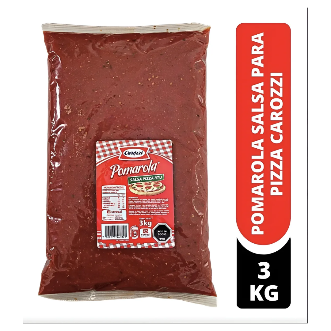 Salsa de Tomate para Pizza Pomarola Carozzi 3 Kg