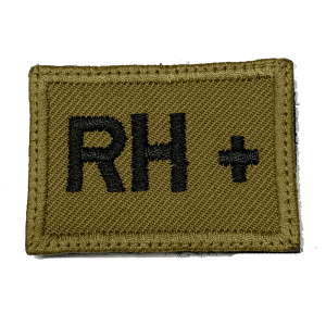 Parche Grupo Sanguíneo y de Grado | Pequeño