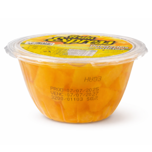 Duraznos en Cubitos 113 g Fruta Express Pote Individual