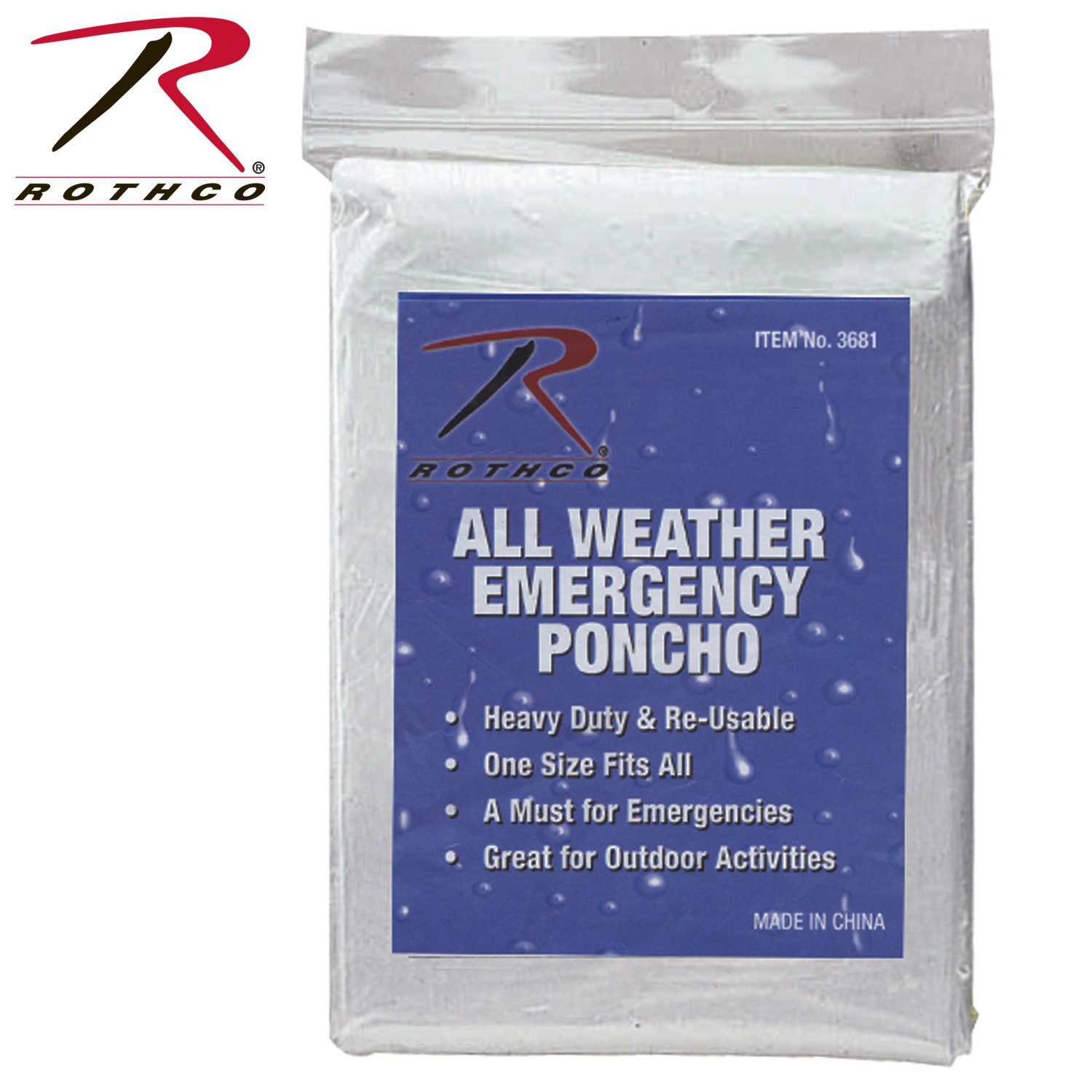 PONCHO DE EMERGENCIA ROTHCO