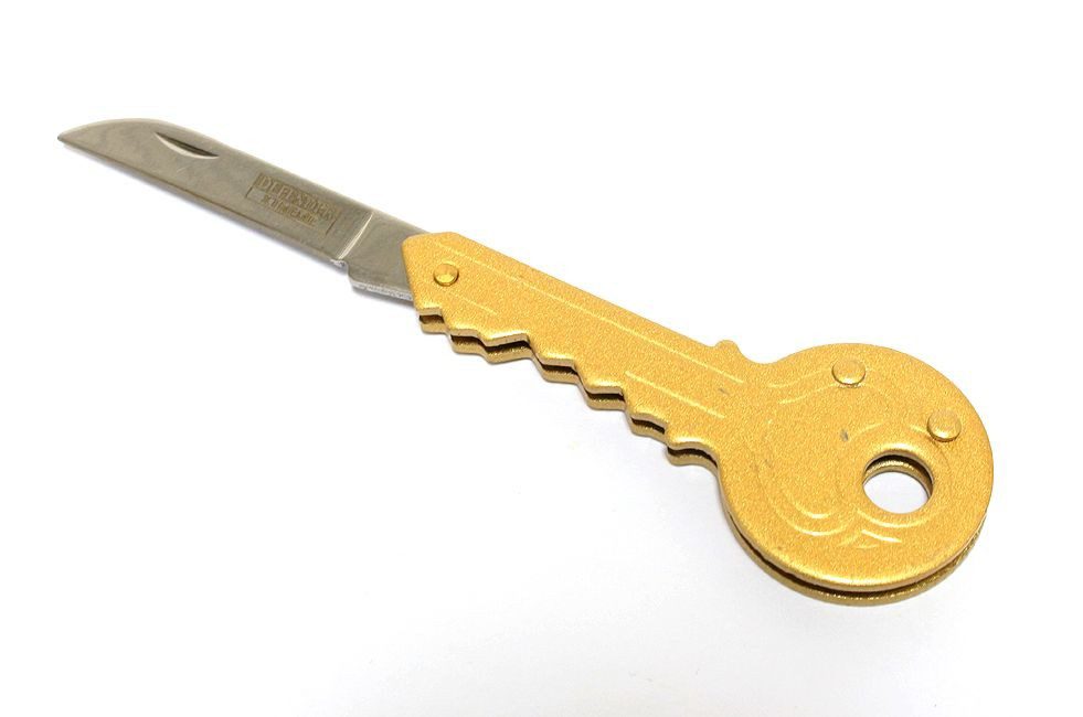 cuchillos plegables en forma de mini llave de 3.5