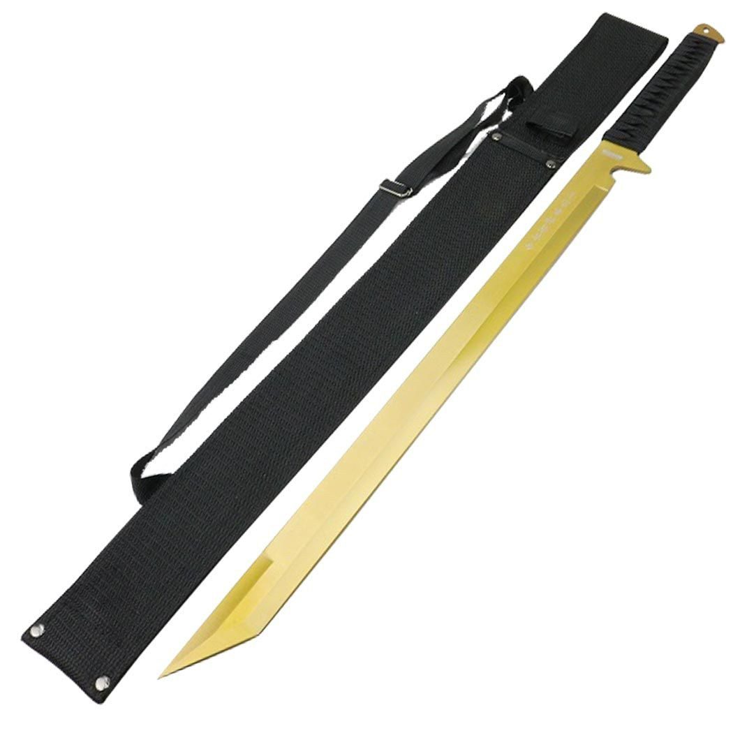 Espada Ninja Dorada de 26 "de Acero Inoxidable con Vaina
