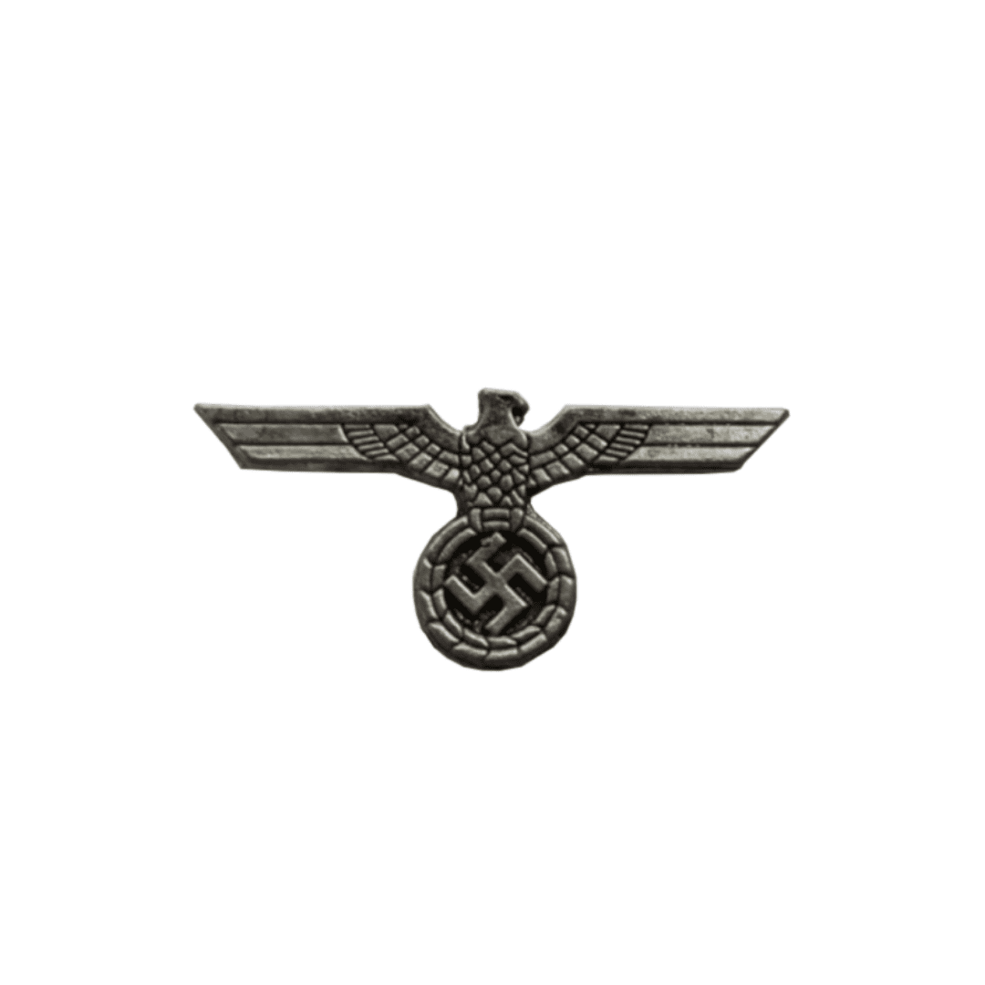 piocha metálica esvástica nazi águila