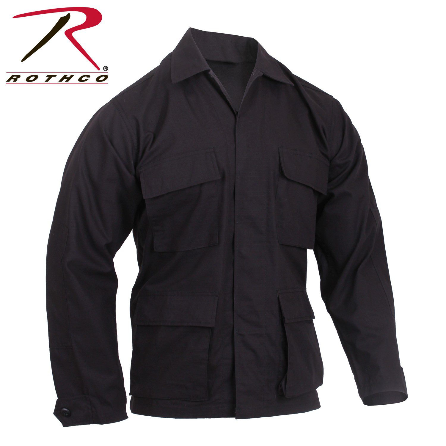 Camisa Negra Rip Stop Rothco