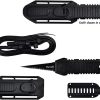 CUCHILLO FURY  DE BUCEO NEGRO CON FUNDA