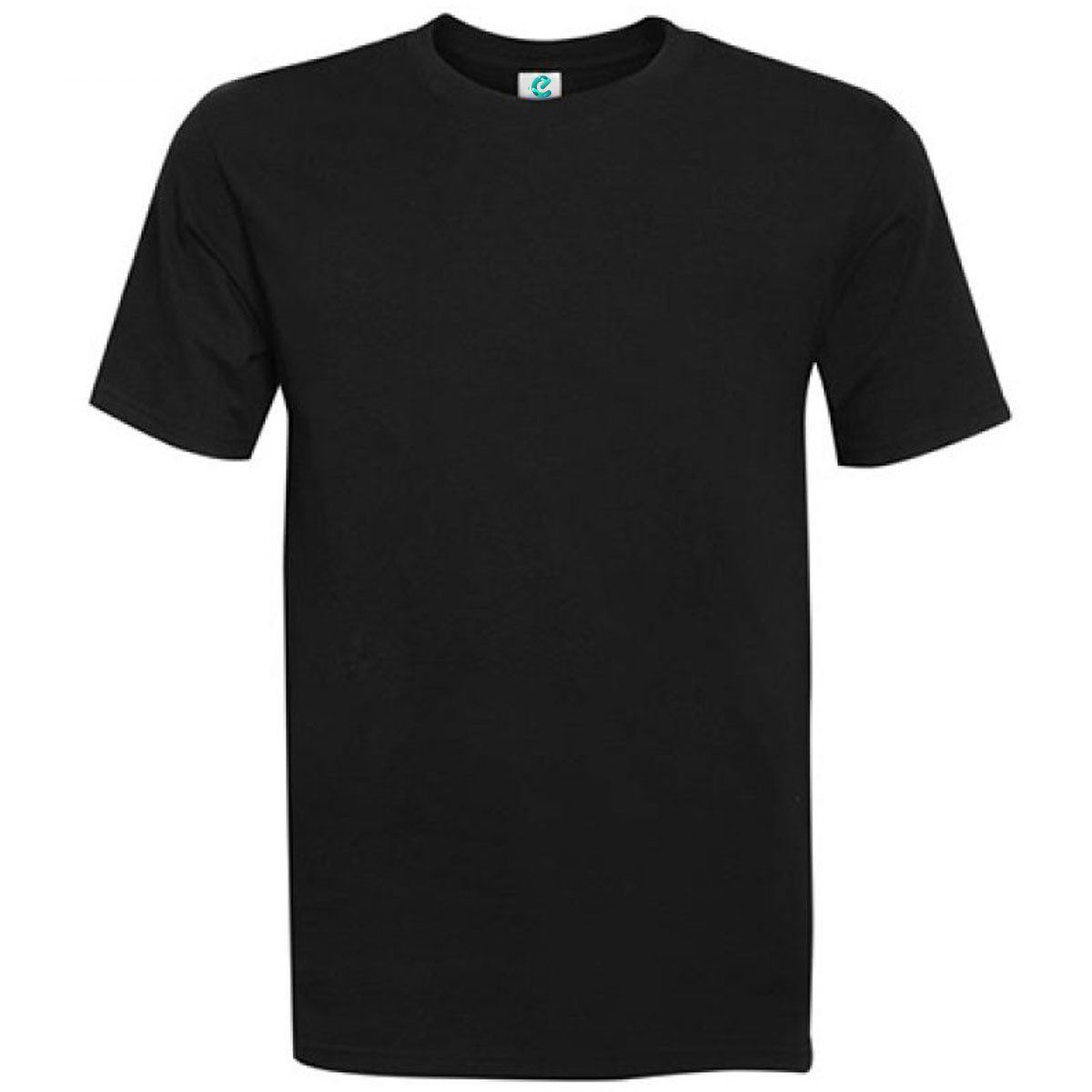 POLERA NEGRA CUELLO POLO