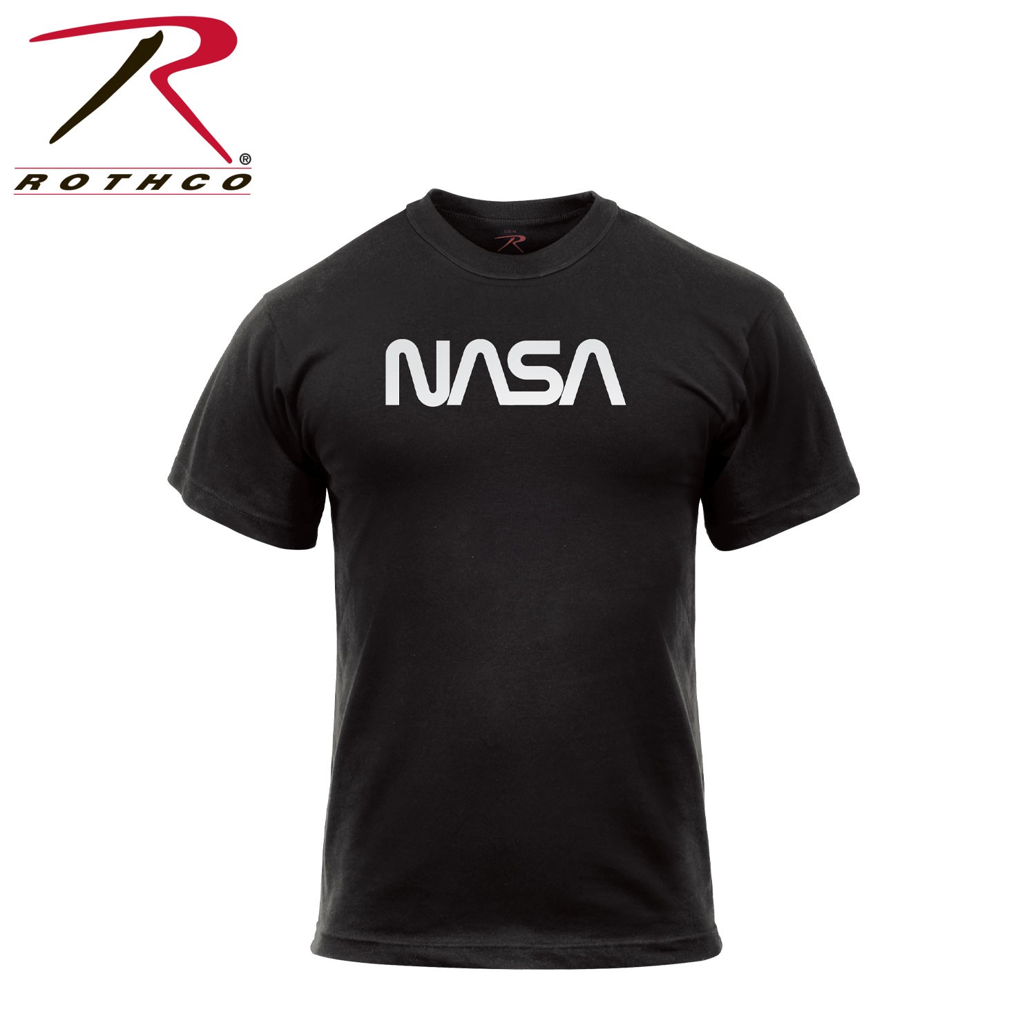 POLERA NASA LETRAS BLANCAS