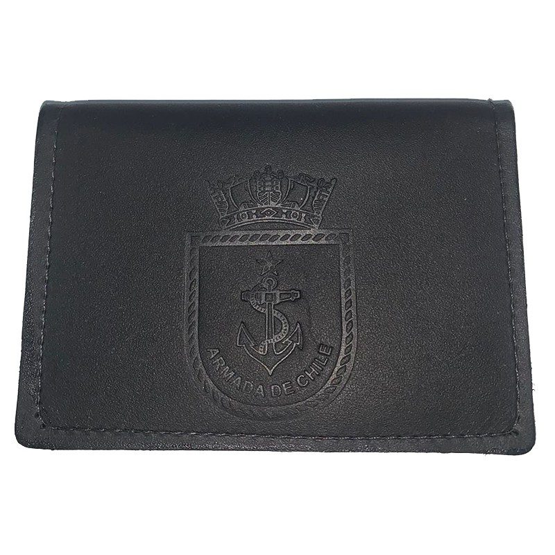 PORTA CREDENCIAL ARMADA DE CHILE NEGRO
