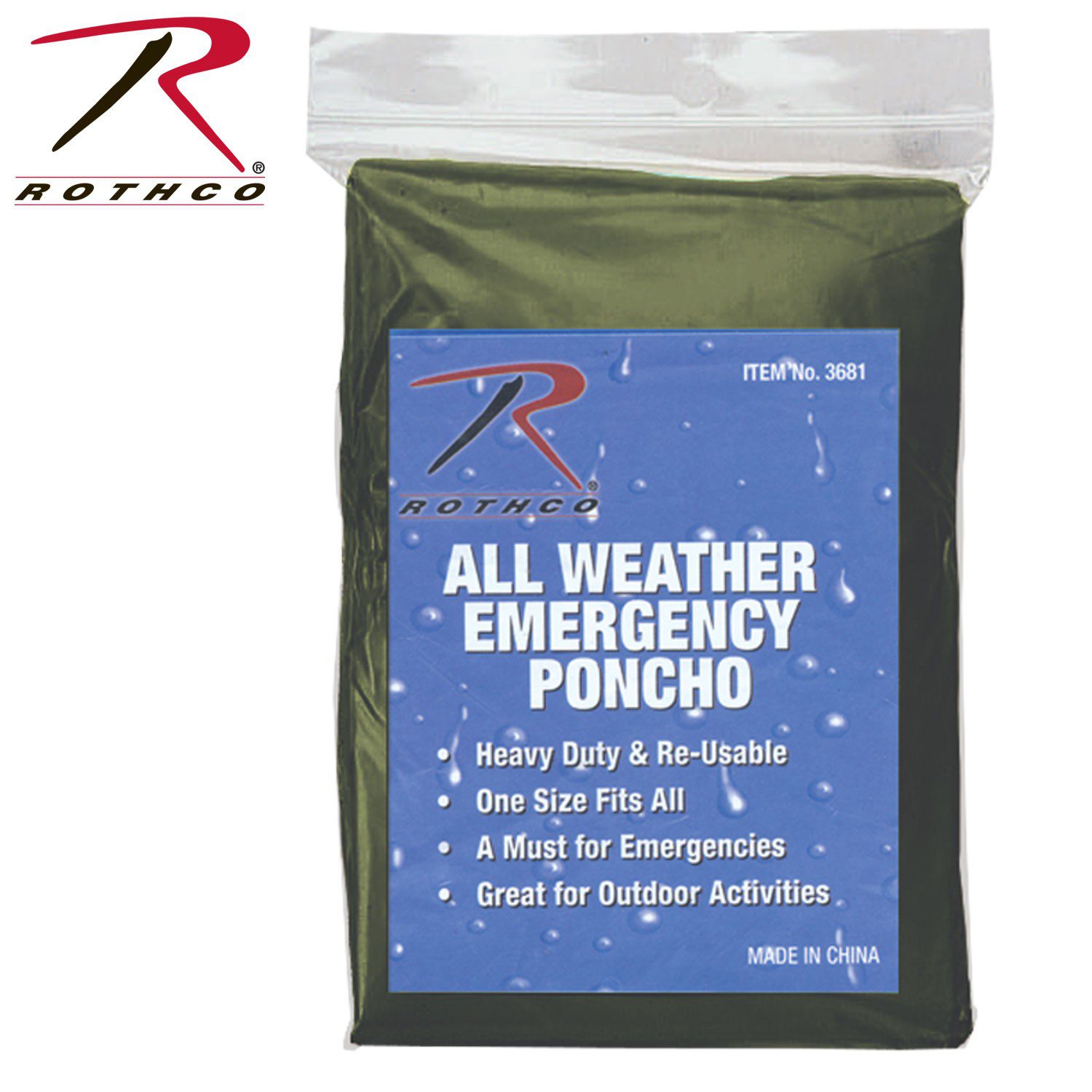 PONCHO DE EMERGENCIA ROTHCO