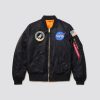 ALPHA MA-1 FLIGHT JACKET VERDE