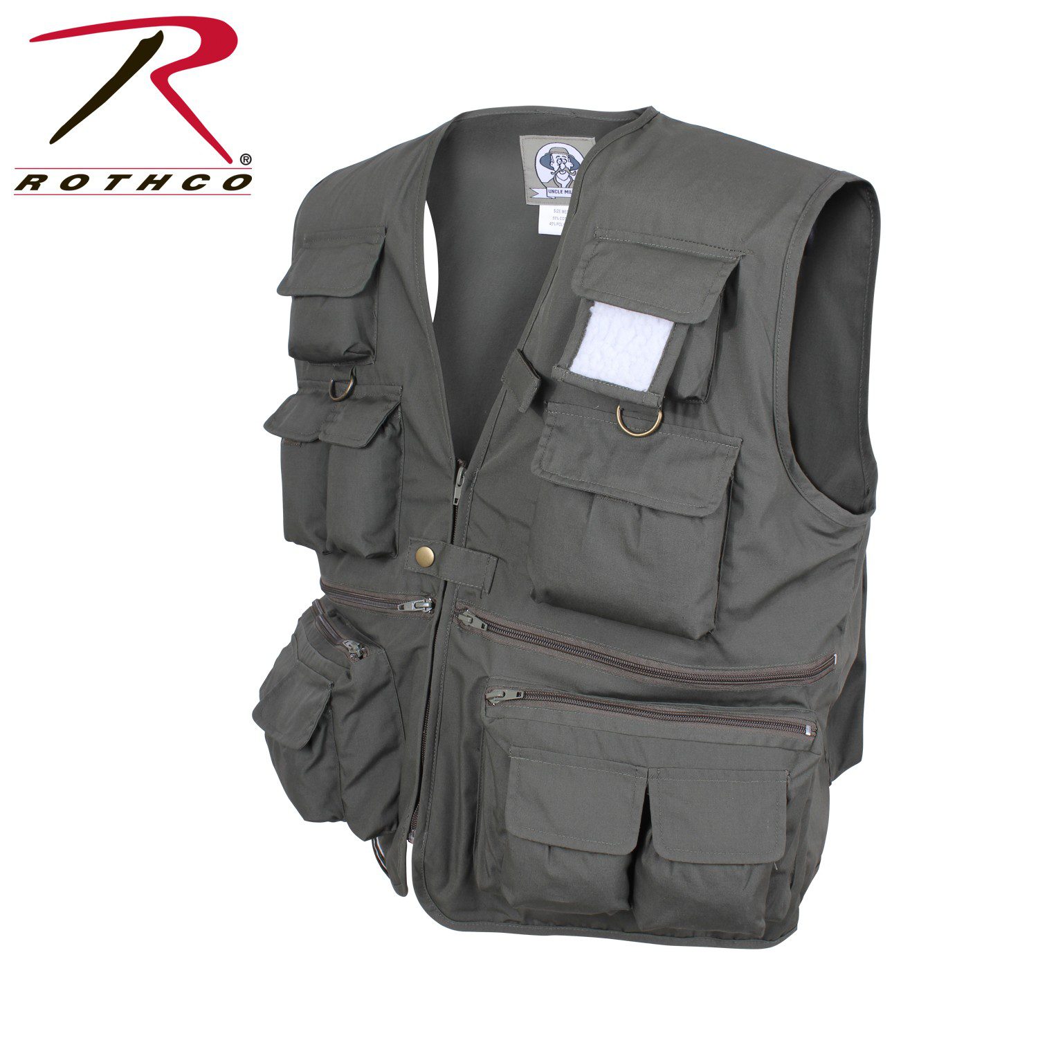 Chaleco Pescador Verde Oliva Rothco