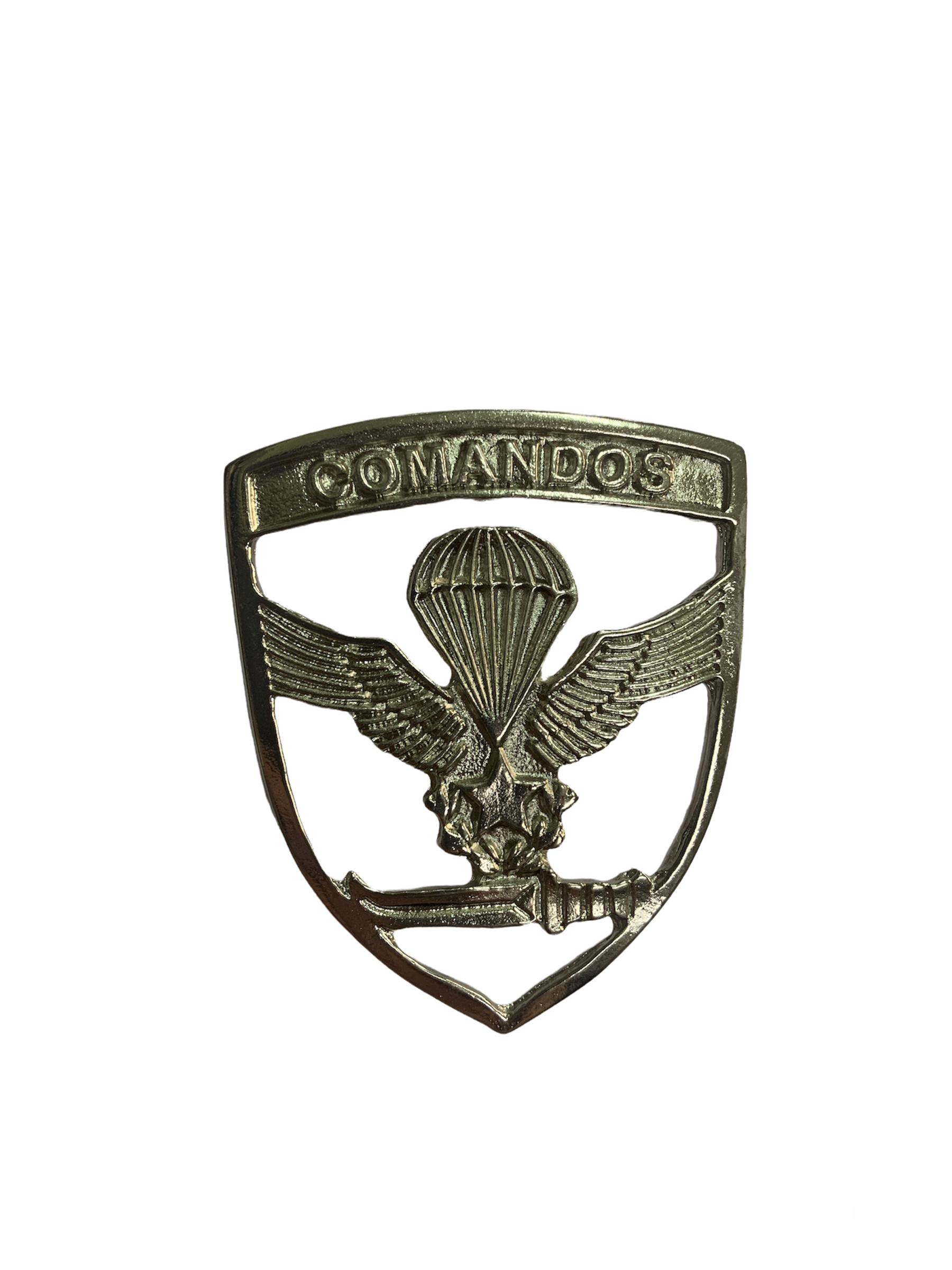 PIOCHA COMANDOS INSIGNIA PLATEADA