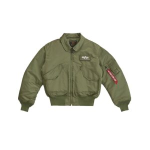 Chaqueta Alpha CWU 45/P Flight Jacket Verde