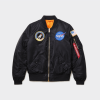 ALPHA MA-1 FLIGHT JACKET VERDE