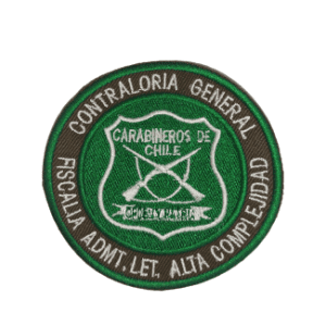 PARCHES DISCOS CARABINERO CONTRALORIA GENERAL 