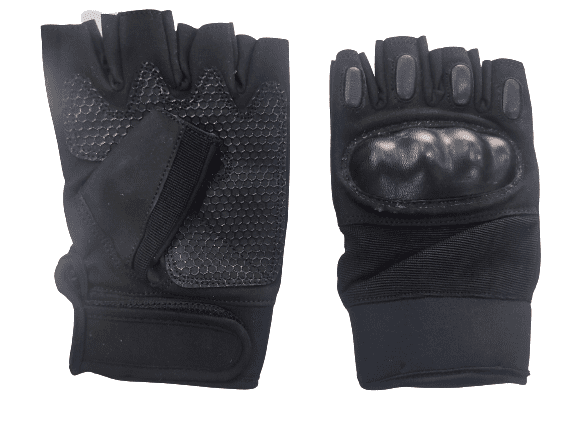GUANTE PROTECCION EN NUDILLOS S/DEDOS NEGRO