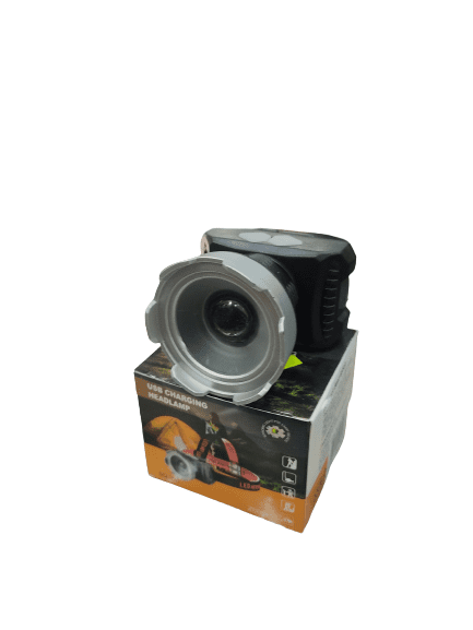 LINTERNA FRONTAL ZOOM NEGRO SQ-820 USB