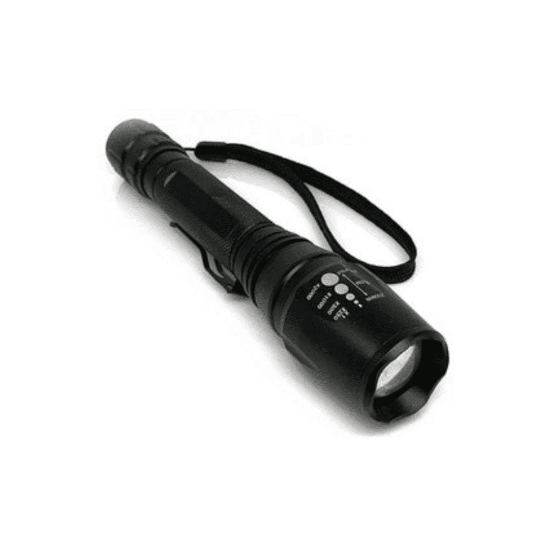 LINTERNA MANUAL TORCH NEGRA